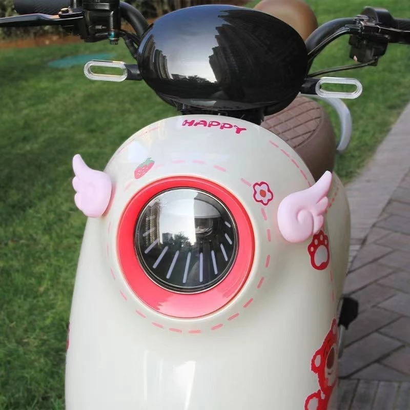 Motorcycle Helmets - 1 çift Motosiklet dekorasyon aksesuarları çıkartmalar