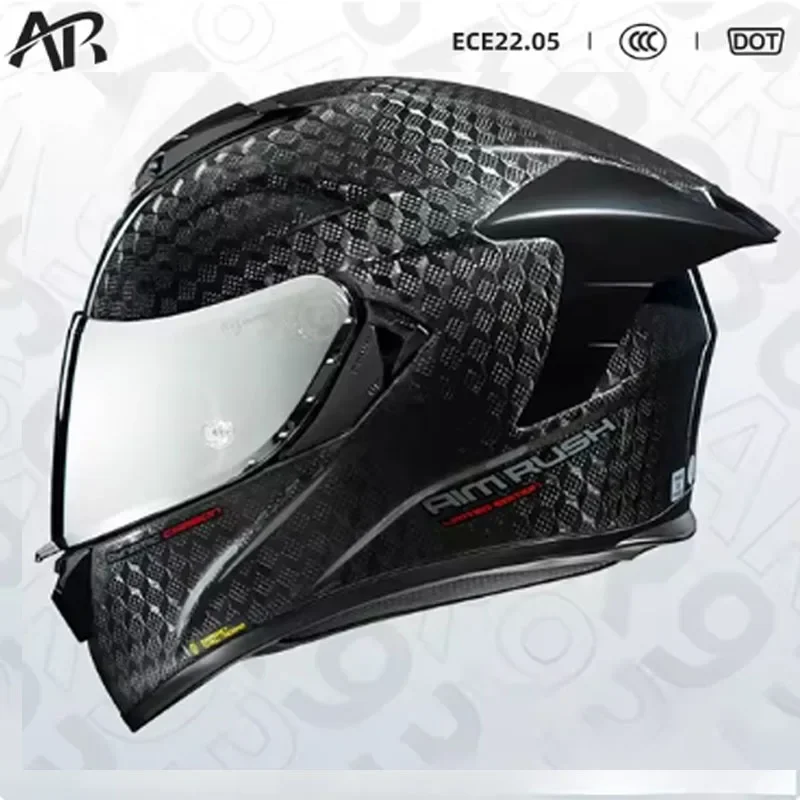 Carbon Fiber Lightweight Motorcycle Helmet - AR 12K Karbon Fiber Motosiklet kask