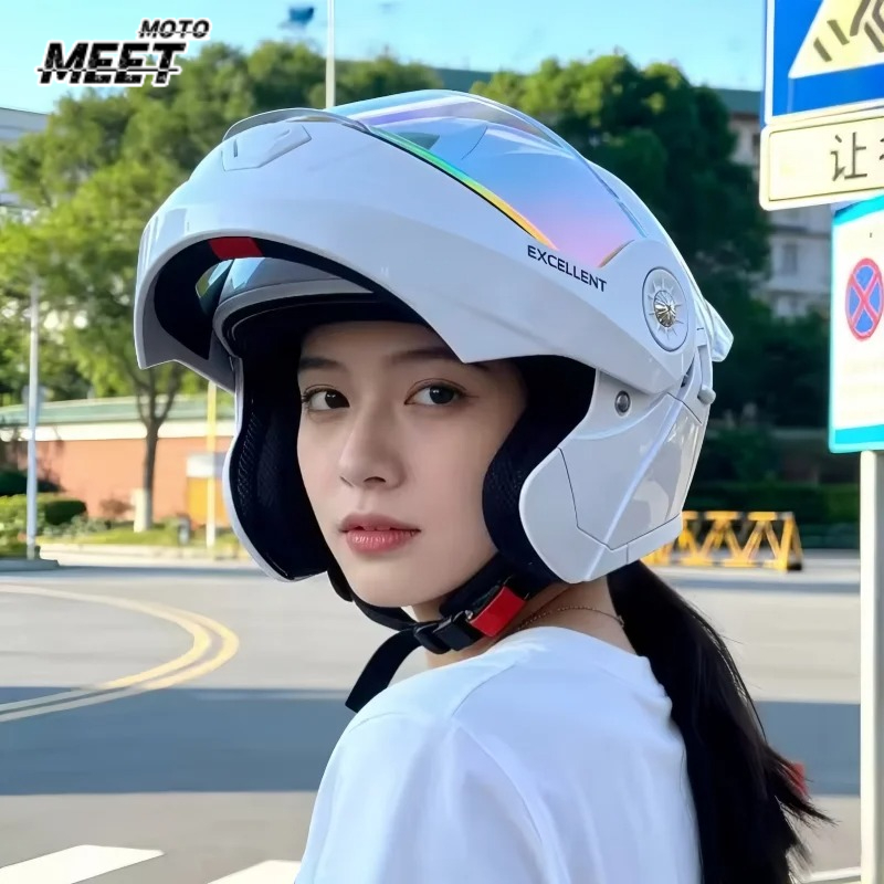 Motorcycle Helmet Inner Sun Visor Lens - Dört Mevsim Modüler Motosiklet Kaskı, Dahili