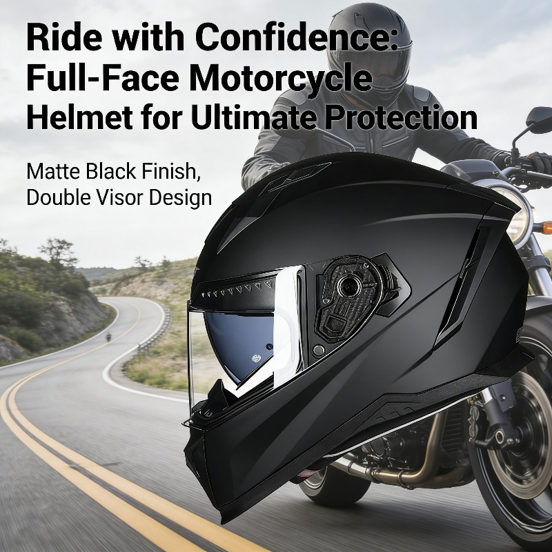 Full Face Motorcycle Helmet With Bluetooth - GXT Tam Yüz Motosiklet Kaskı 3C