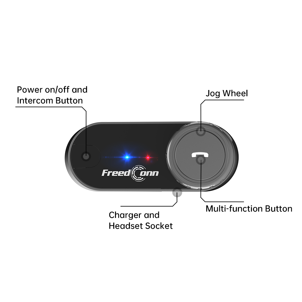 Motorcycle Helmets - FreedConn T-COM V6 Motosiklet Kaskı Bluetooth
