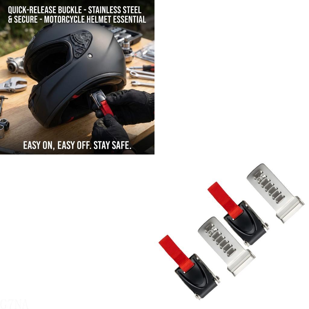 Quick Release Buckle Motorcycle Helmet - G7NA Paslanmaz ABS Motosiklet Kaskları Hızlı