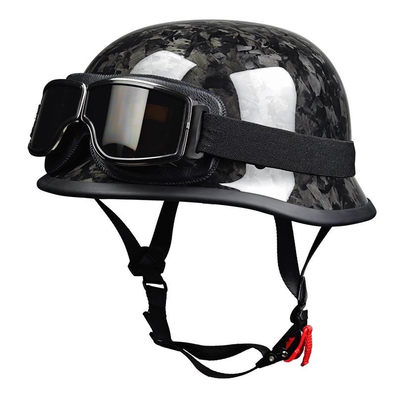 Carbon Fiber Lightweight Motorcycle Helmet - Premium Dövme Karbon Fiber Yarım Kask,