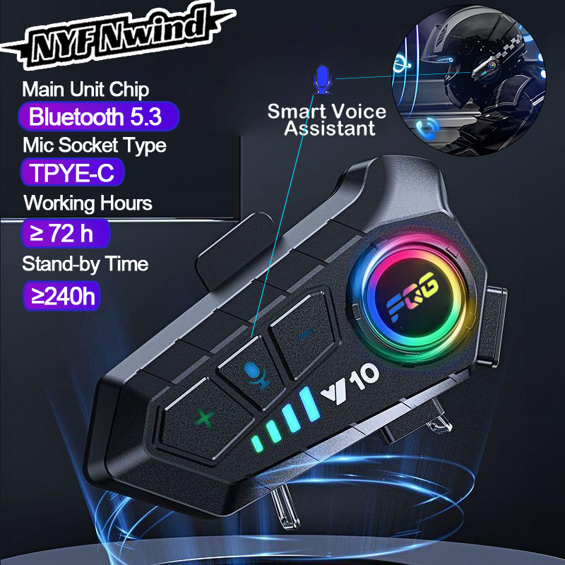 Full Face Motorcycle Helmet With Bluetooth - Motosiklet 5.3 Bluetooth kask kulaklık kablosuz