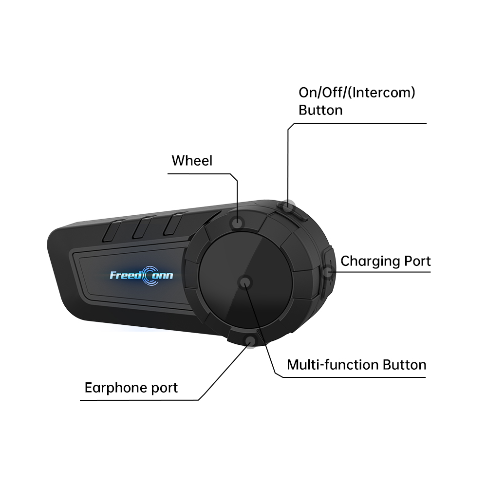 Motorcycle Helmets - FreedConn KY PRO Motosiklet Kaskı Bluetooth