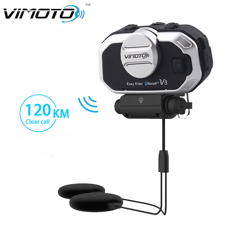Full Face Motorcycle Helmet With Bluetooth - Vimoto V8 Motosiklet Kask Kulaklık Bluetooth