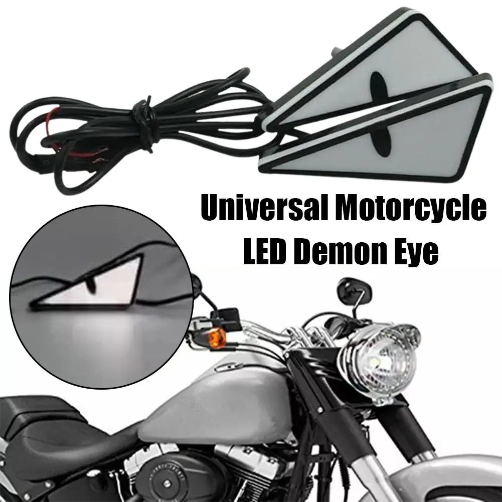 Universal Motorcycle Led Headlight Projector - Evrensel Motosiklet LED Şeytan Gözü Işığı