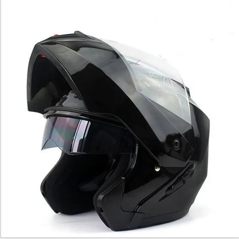 Dual Visor Motorcycle Racing Helmet - En Yeni DOT Onaylı Güvenlik Modüler