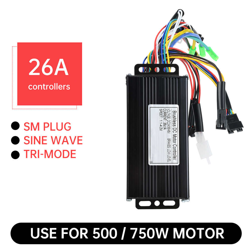 Scooter Parts - 24V/36/48V DC fırçasız motor kontrolörü 26A