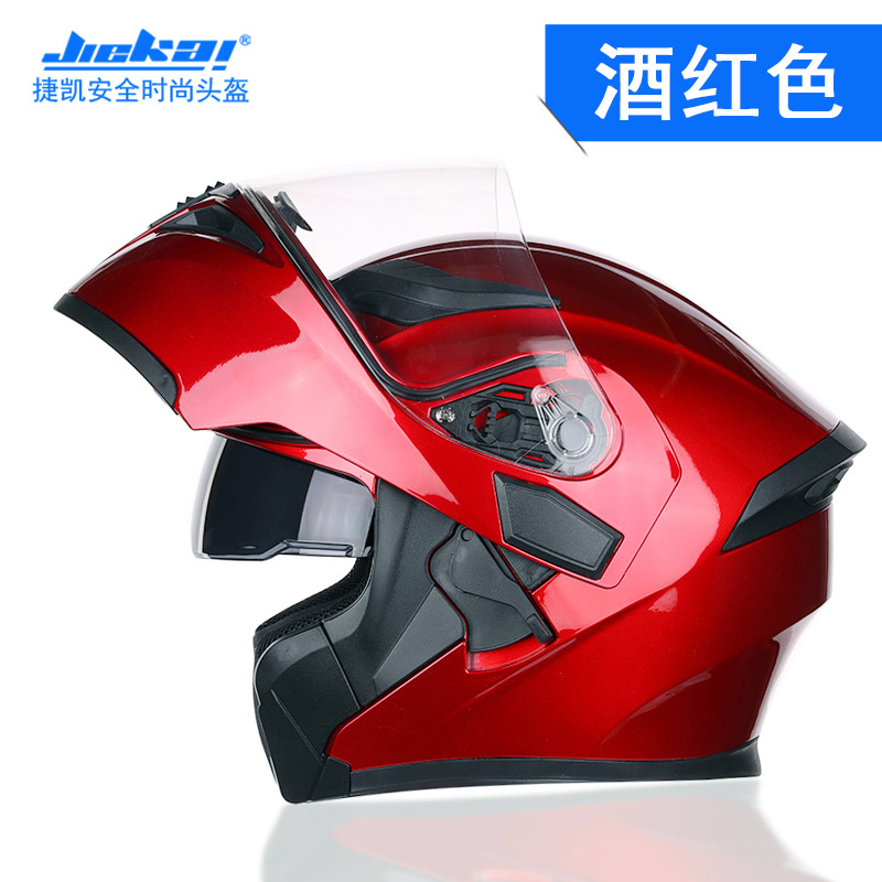 Full Face Motorcycle Helmet With Bluetooth - YENI Bluetooth Kask Yukarı Çevirmek Vizör