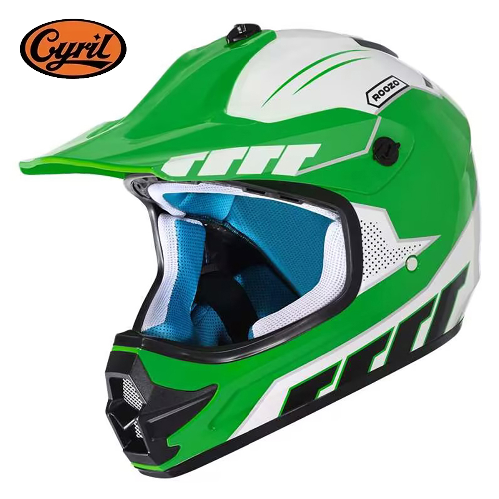 Off Road Motocross Helmet Goggles Set - Çocuklar için Motokros Ekipman Seti, Kask,