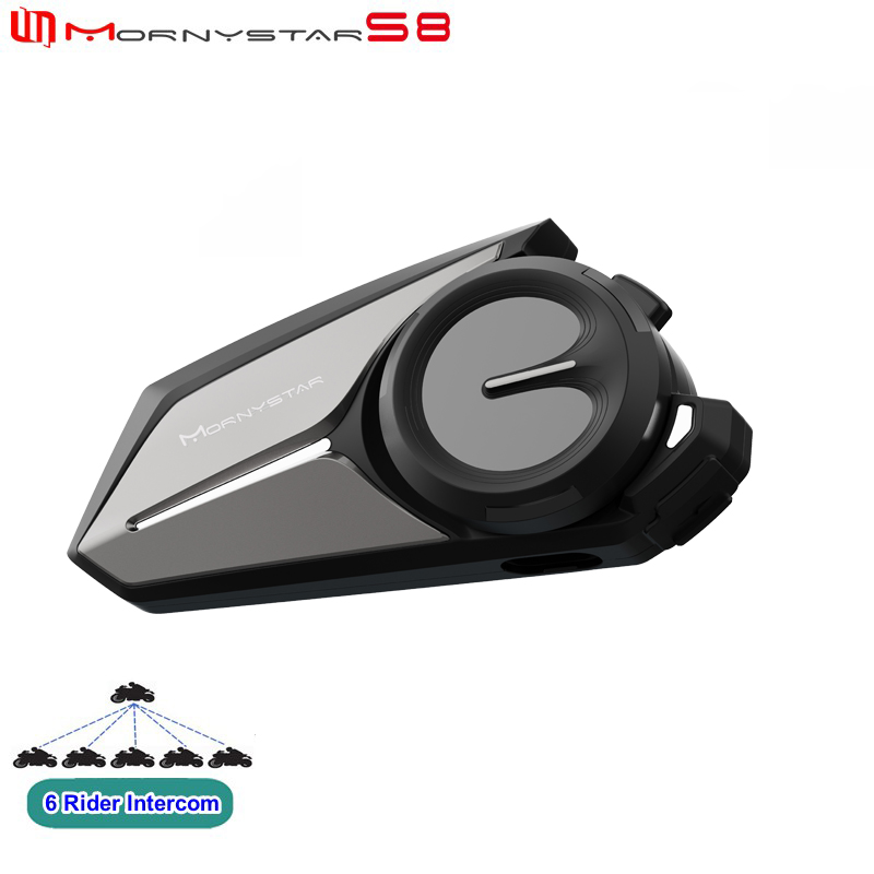 Universal Motorcycle Helmet Intercom Headset - Mornystar S8 Bluetooth Motosiklet Kaskı Interkom
