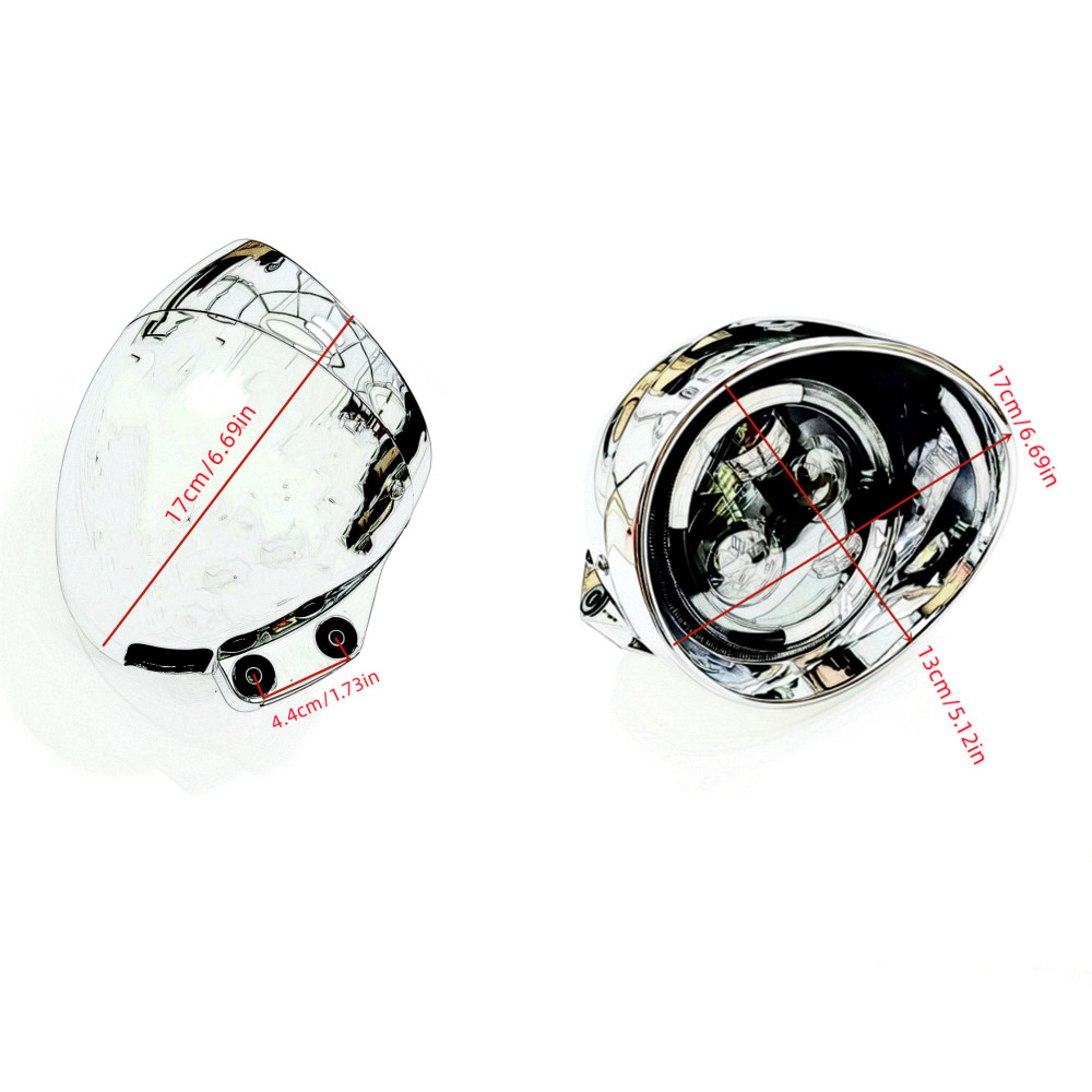Evrensel Retro 12V Motosiklet  - Universal Motorcycle Led Headlight Projector incelemesi ve fiyatı
