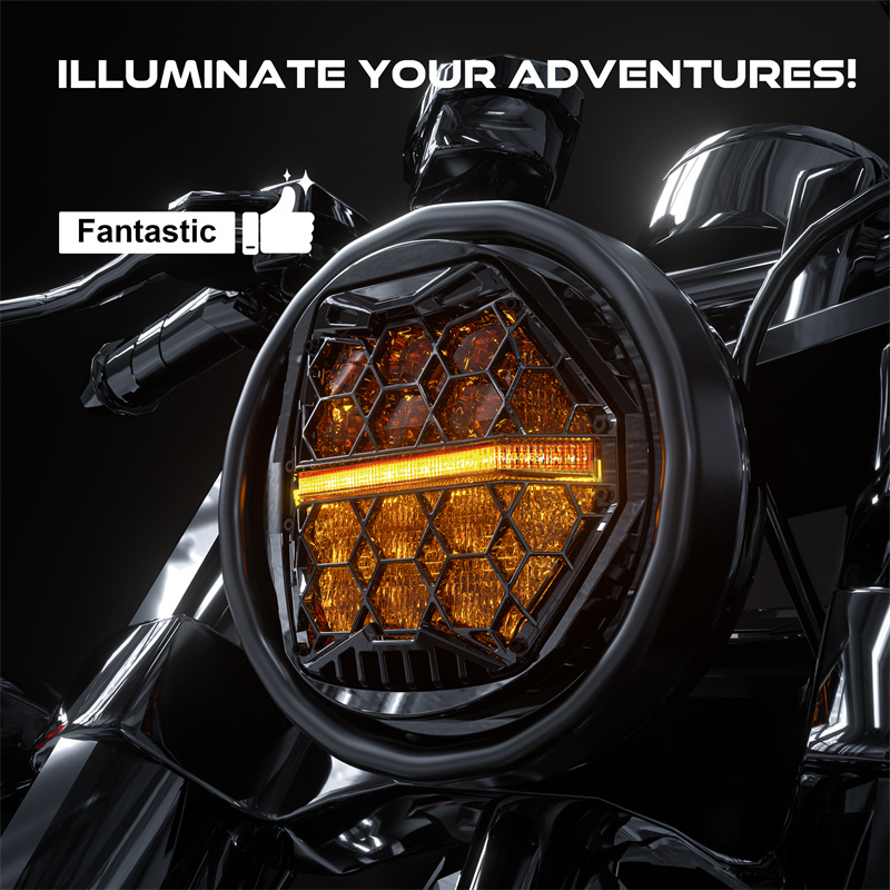 5.75 inç Yuvarlak LED Projektö - Universal Motorcycle Led Headlight Projector incelemesi ve fiyatı