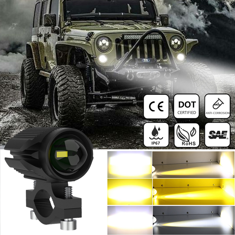Motosiklet için ek Led Farlar  - Universal Motorcycle Led Headlight Projector incelemesi ve fiyatı