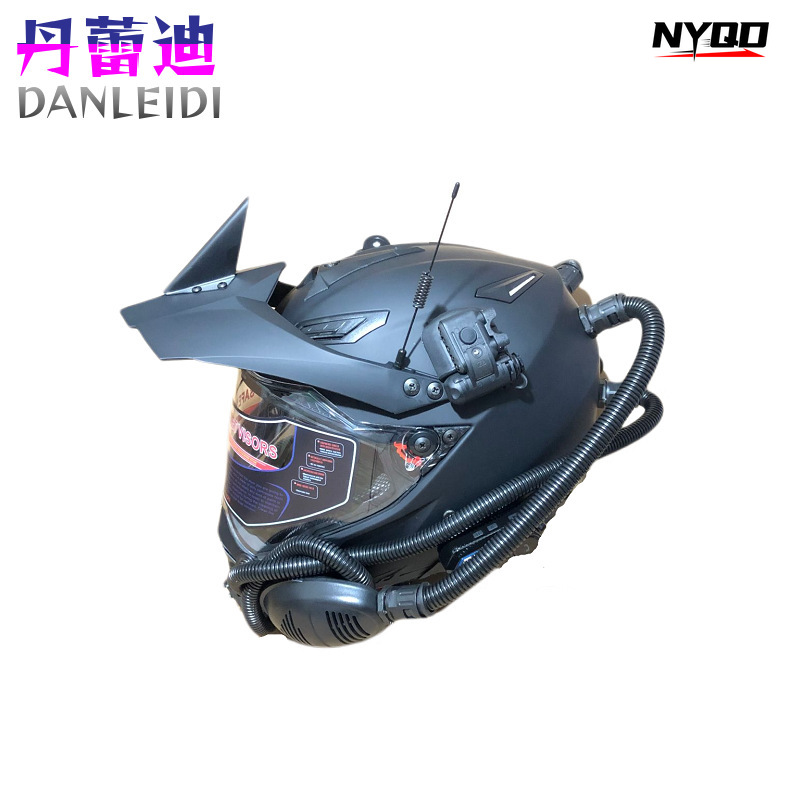 Ralli kask motosiklet kask off - Full Face Motorcycle Helmet With Bluetooth incelemesi ve fiyatı