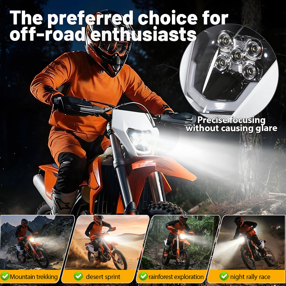 5 LED'li Far Lambası, KTM SX S - Universal Motorcycle Led Headlight Projector incelemesi ve fiyatı