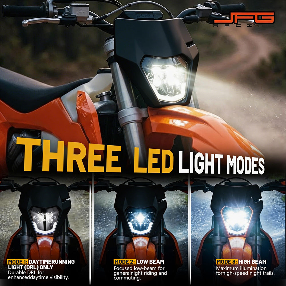 5 LED'li Far Lambası, KTM SX S - Universal Motorcycle Led Headlight Projector incelemesi ve fiyatı
