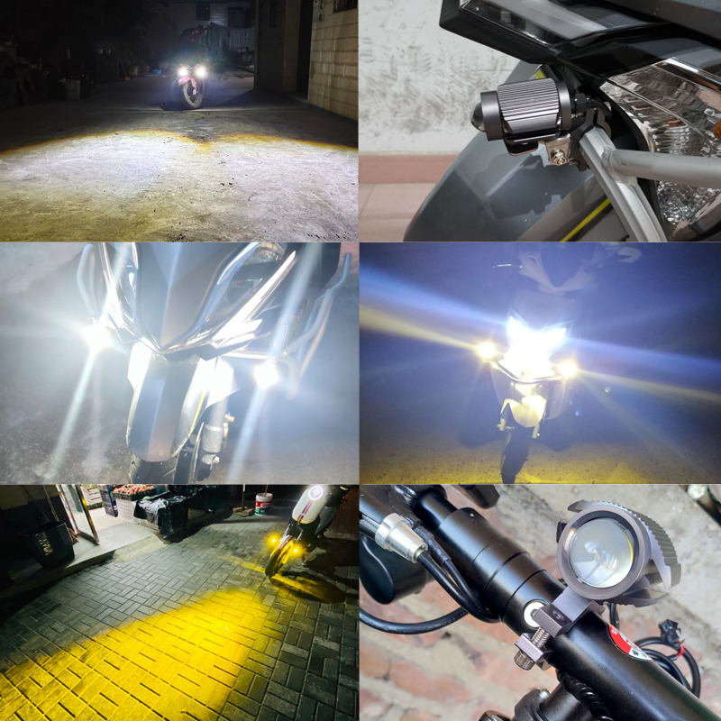 Motosiklet LED ışık motosiklet - Universal Motorcycle Led Headlight Projector incelemesi ve fiyatı