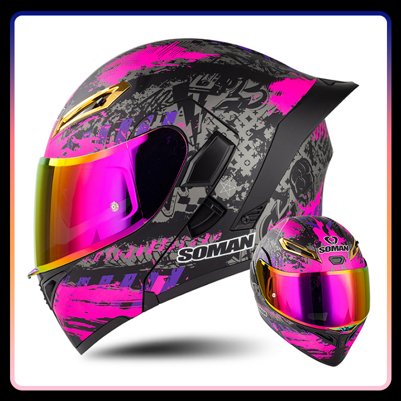 Dört Mevsim Evrensel Flip Up M - Dual Visor Motorcycle Racing Helmet incelemesi ve fiyatı