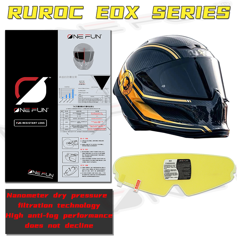 RUROC ATLAS 3.0 4.0 EOX Kask A - Motorcycle Helmet Anti Fog Pinlock Shield incelemesi ve fiyatı