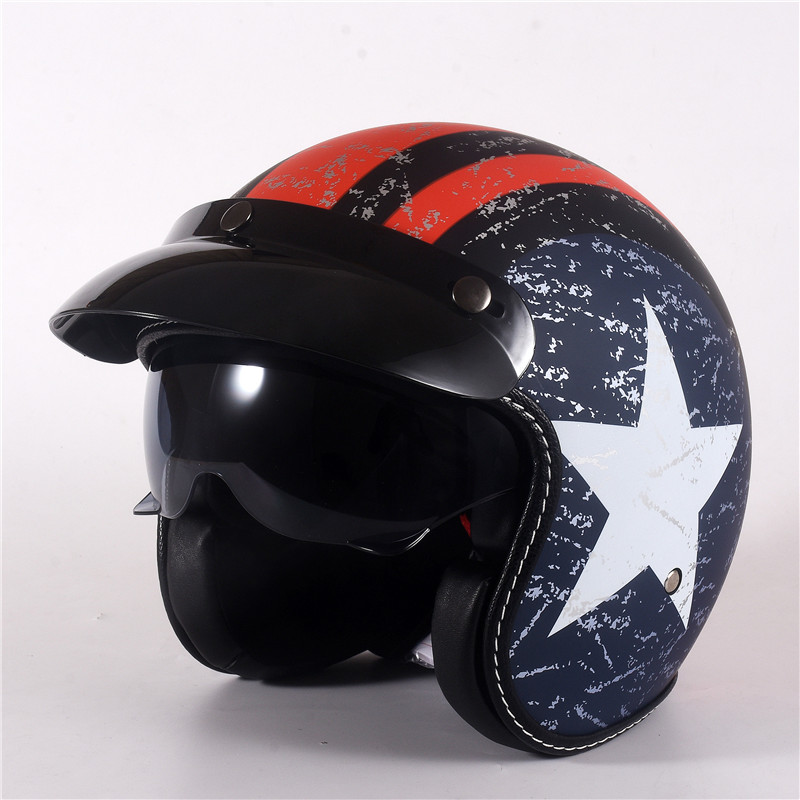 Yarım yüz bağbozumu motosiklet - Vintage Open Face Retro Helmet incelemesi ve fiyatı