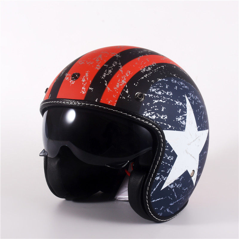 Yarım yüz bağbozumu motosiklet - Vintage Open Face Retro Helmet incelemesi ve fiyatı