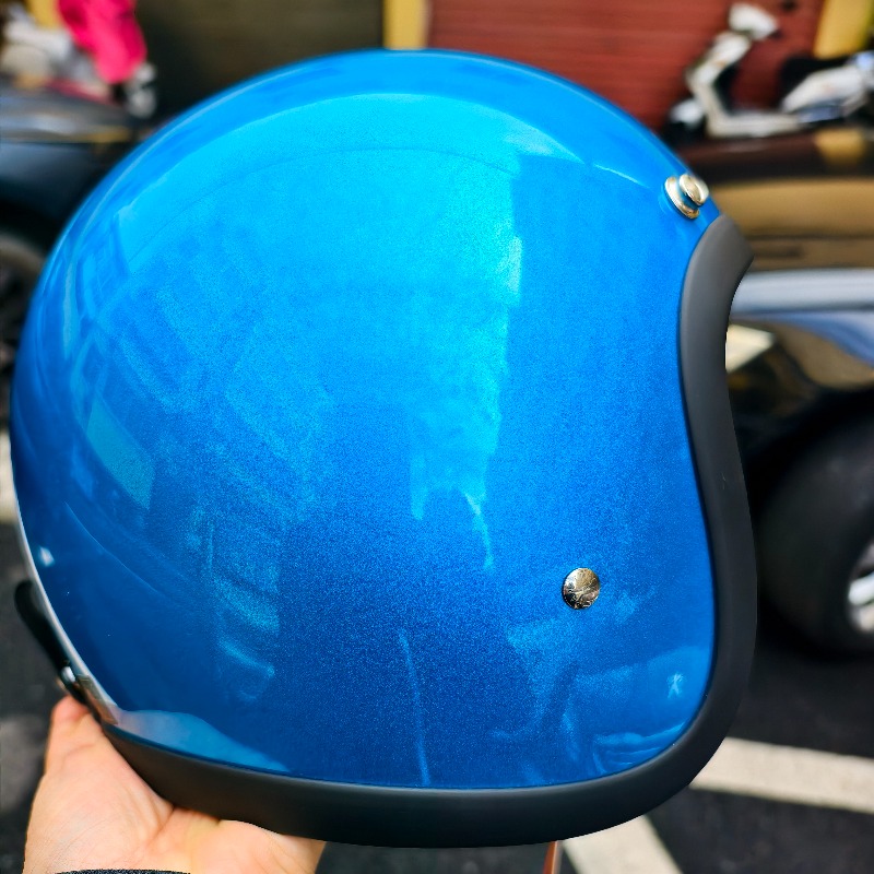 Japon Kore Tarzı Açık Yüz Moto - Vintage Open Face Retro Helmet incelemesi ve fiyatı