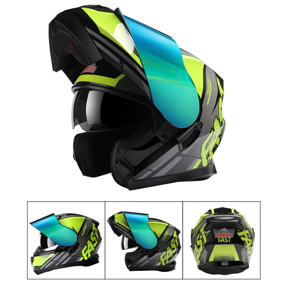 Tam Yüz ADV Motosiklet Çift Vi - Dual Visor Motorcycle Racing Helmet incelemesi ve fiyatı