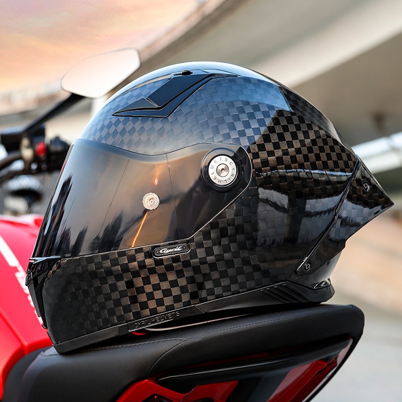 CYRIL Karbon Fiber Tam Yüz Mot - Carbon Fiber Lightweight Motorcycle Helmet incelemesi ve fiyatı