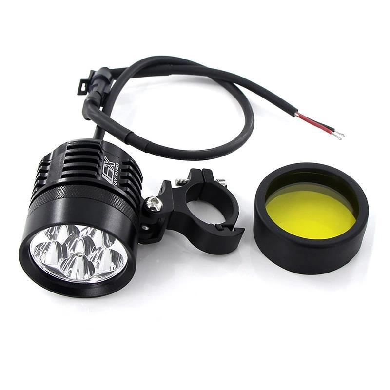 2 adet evrensel L6X far LED mo - Universal Motorcycle Led Headlight Projector incelemesi ve fiyatı
