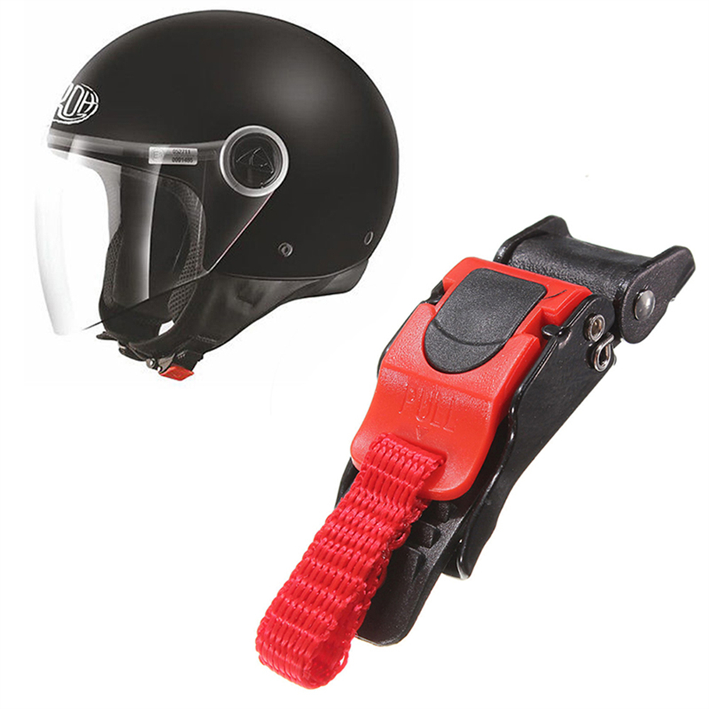 Motosiklet motorsiklet kask çe - Quick Release Buckle Motorcycle Helmet incelemesi ve fiyatı