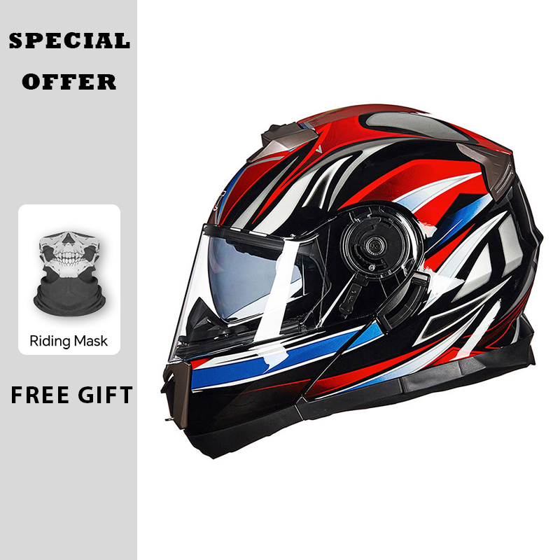 Motosiklet Kaskları Modüler Ka - Modular Flip Up Motorcycle Helmet Dot Approved incelemesi ve fiyatı