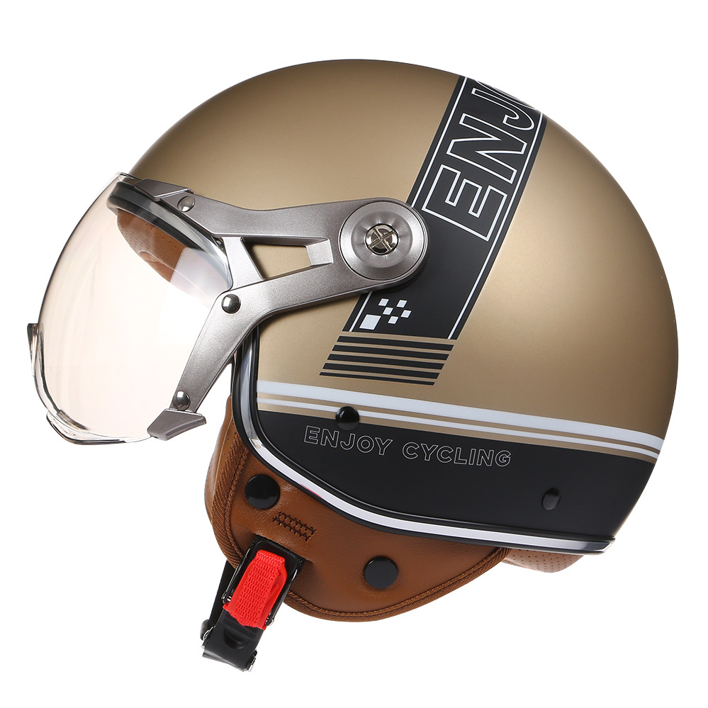 Vintage TT & COCASCOS Motosikl - Vintage Open Face Retro Helmet incelemesi ve fiyatı