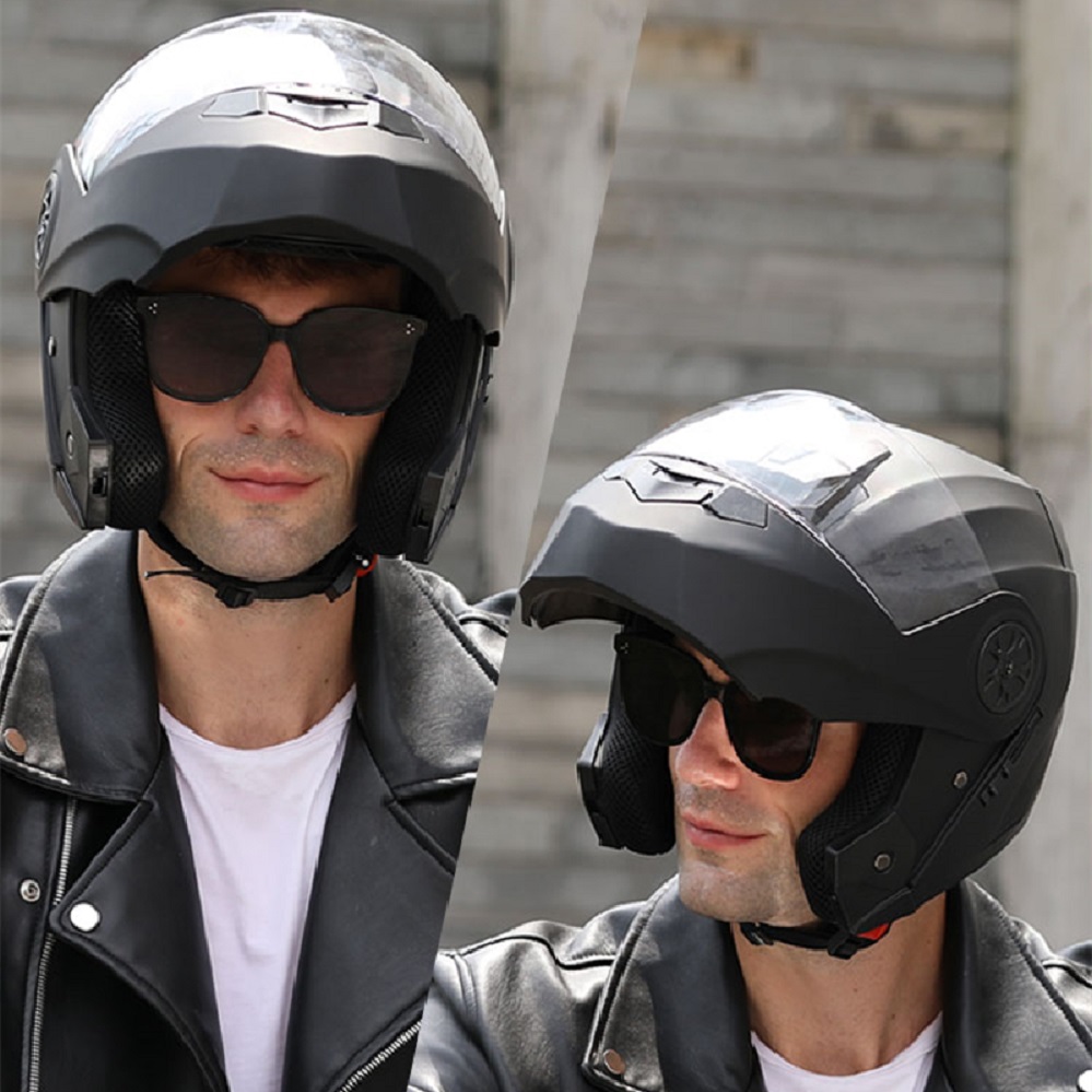 Çift Siperliği Bluetooth Kask  - Full Face Motorcycle Helmet With Bluetooth incelemesi ve fiyatı