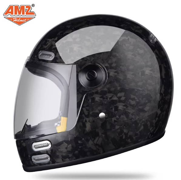 Yüksek mukavemetli ve hafif ka - Carbon Fiber Lightweight Motorcycle Helmet incelemesi ve fiyatı