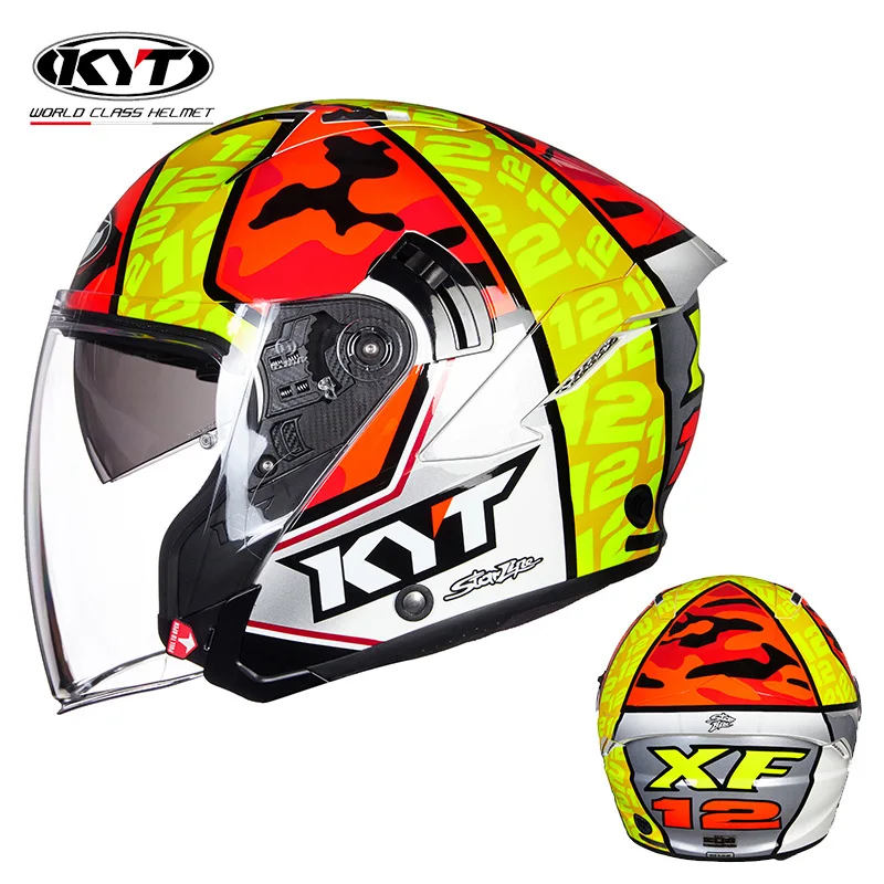 KYT motosiklet kask Jet Vintag - Vintage Open Face Retro Helmet incelemesi ve fiyatı
