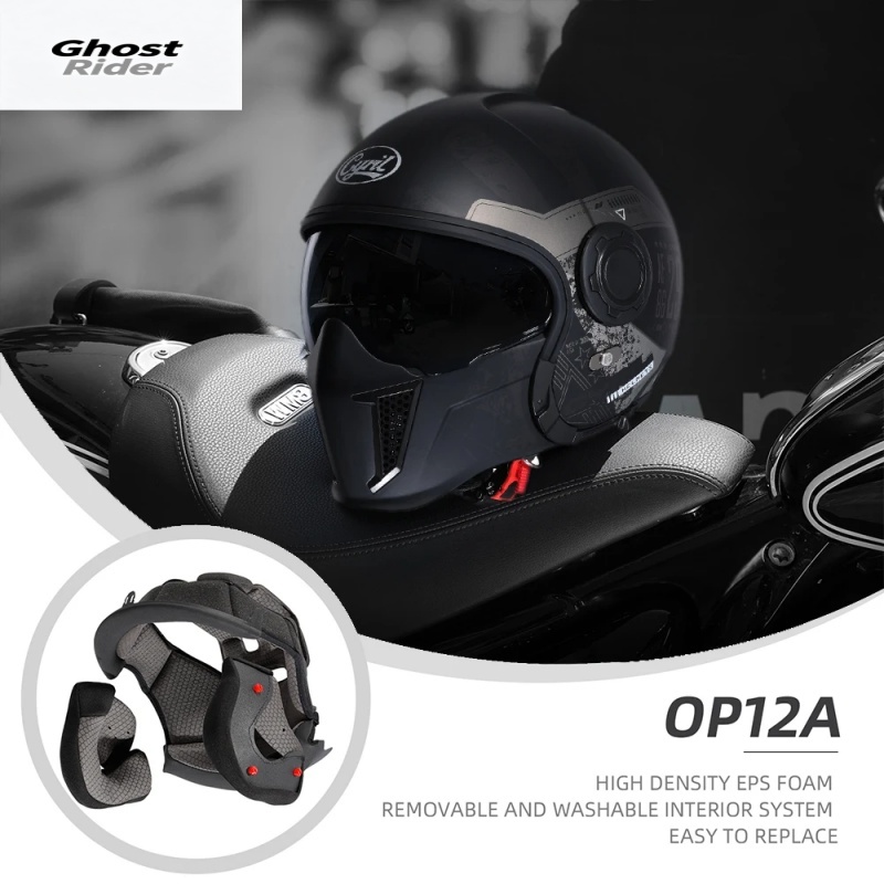 OP12A Modüler Motosiklet Kaskı - Quick Release Buckle Motorcycle Helmet incelemesi ve fiyatı