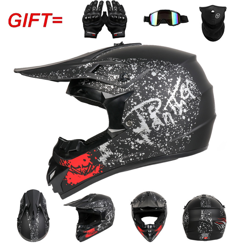 Motosiklet Off Road Kaskı Tam  - Off Road Motocross Helmet Goggles Set incelemesi ve fiyatı