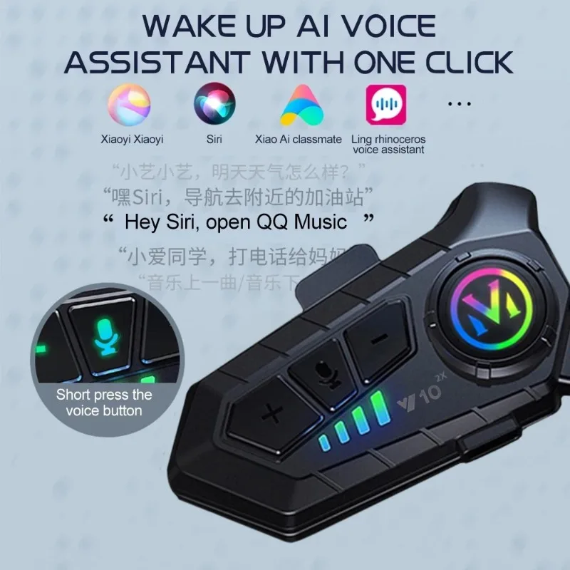 Y10 2X Bluetooth motosiklet ka - Universal Motorcycle Helmet Intercom Headset incelemesi ve fiyatı