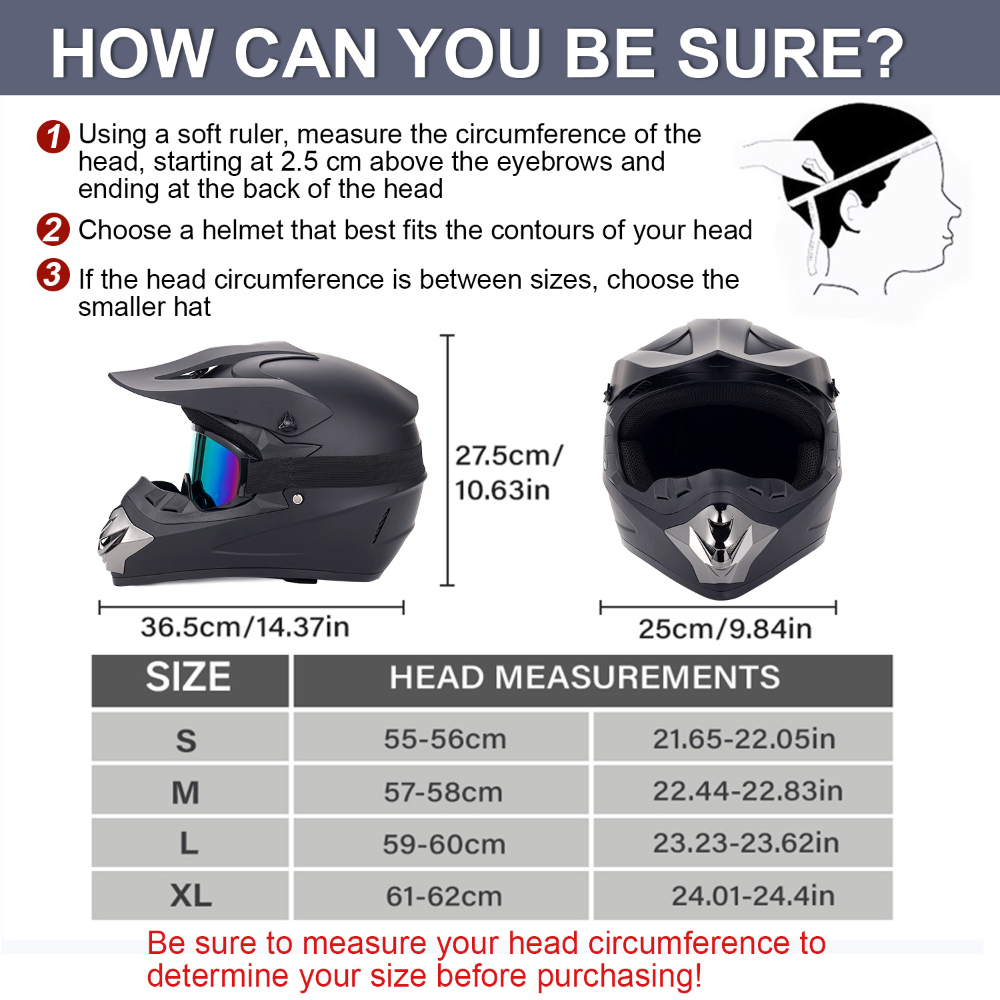 Off-Road Motosiklet Kaskı Dört - Off Road Motocross Helmet Goggles Set incelemesi ve fiyatı