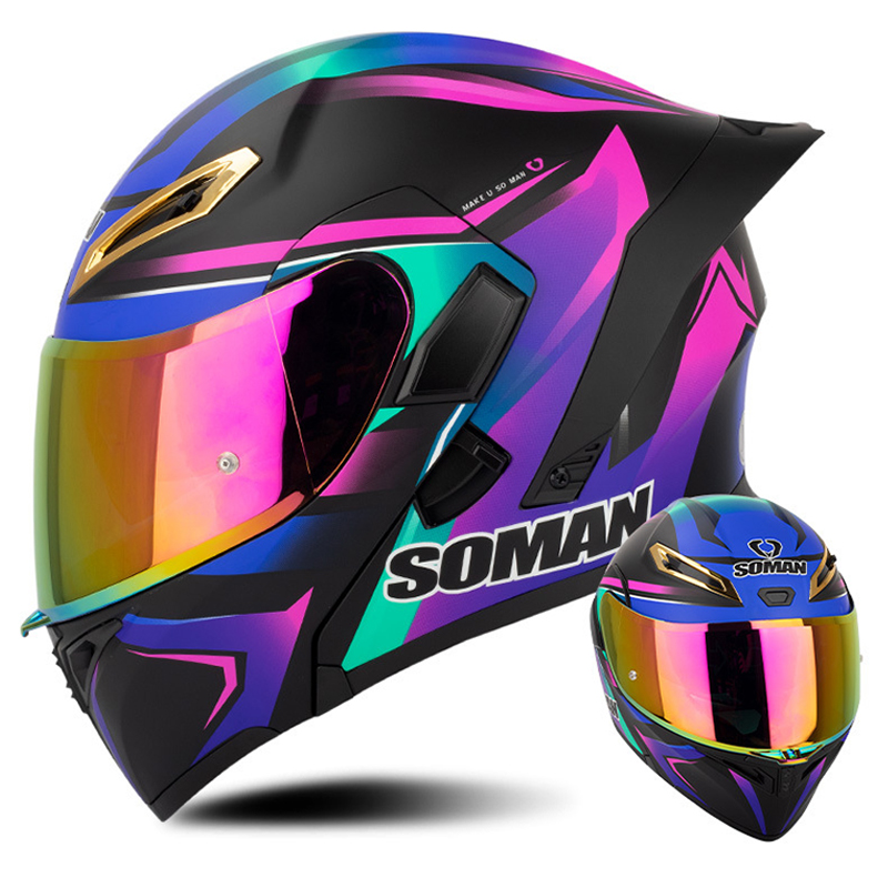 DOT onaylı erkekler motosiklet - Modular Flip Up Motorcycle Helmet Dot Approved incelemesi ve fiyatı