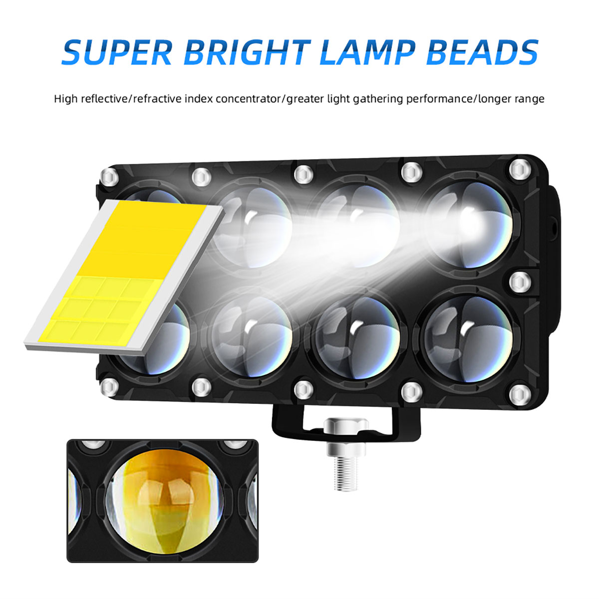 6/8/10 Lensli Yardımcı Motosik - Universal Motorcycle Led Headlight Projector incelemesi ve fiyatı