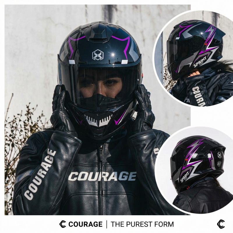 DOT Onaylı Modüler Kalkar Vizö - Modular Flip Up Motorcycle Helmet Dot Approved incelemesi ve fiyatı
