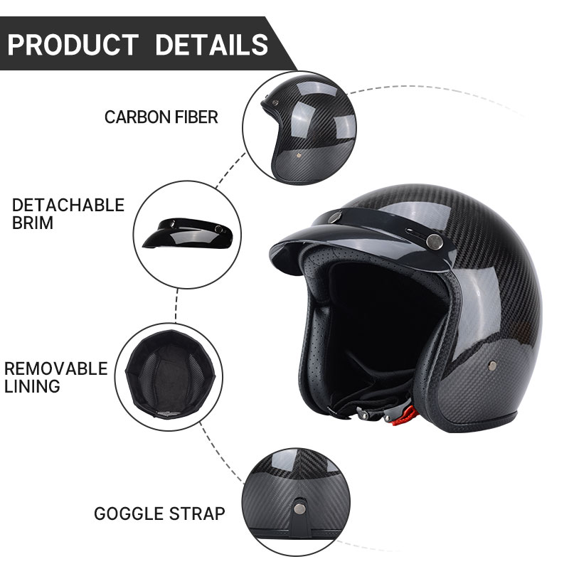 Süper Hafif Karbon Fiber Vinta - Carbon Fiber Lightweight Motorcycle Helmet incelemesi ve fiyatı