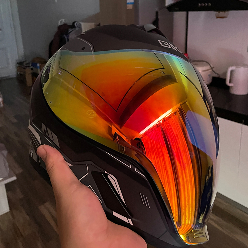 Yetişkin Tam Yüz Motosiklet Ka - Quick Release Buckle Motorcycle Helmet incelemesi ve fiyatı