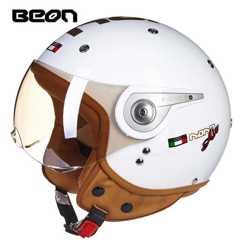 BEON B-110 Motosiklet Kaskı be - Vintage Open Face Retro Helmet incelemesi ve fiyatı