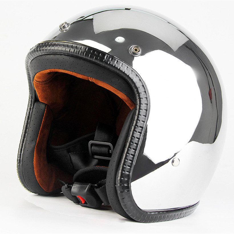 Açık yüz motosiklet Kask bağbo - Vintage Open Face Retro Helmet incelemesi ve fiyatı