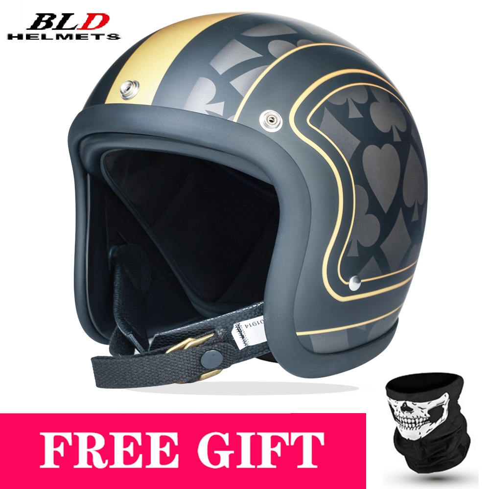 Düşük Profil Japonya Kore Tarz - Vintage Open Face Retro Helmet incelemesi ve fiyatı