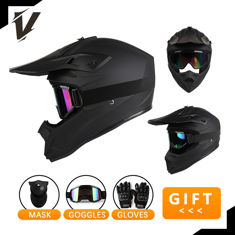 Off-Road Motosiklet Kask Seti  - Off Road Motocross Helmet Goggles Set incelemesi ve fiyatı
